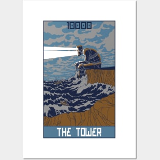 Robo Tarot: The Tower Posters and Art